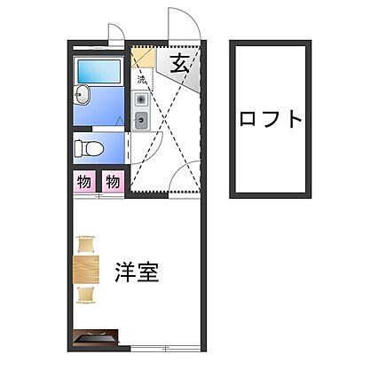 レオパレス萩原天神_間取り_0