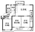 新狭山ハイツ5号棟5階6.5万円