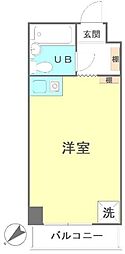 ポートハイム第一吉野町 ワンルームの間取図画像