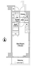 COMFORIA墨田立花 ワンルームの間取図画像