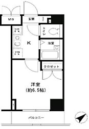 T&G東池袋マンション 1Kの間取図画像