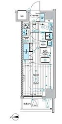 MAXIV西川口 1Kの間取図画像
