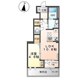 間取図画像 1LDK