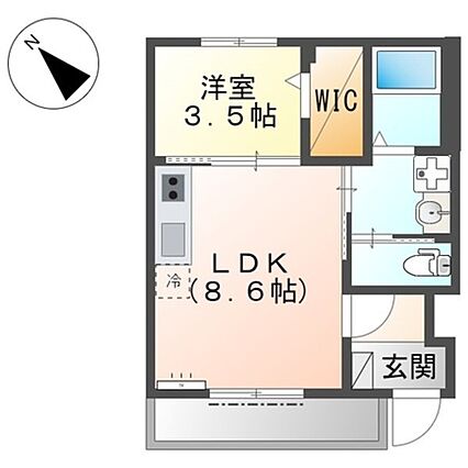 仮称)堺市中区深井中町新築アパート_間取り_0