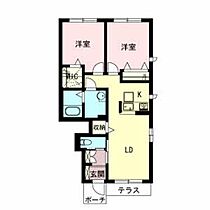 ミーリス・II 0105 ｜ 滋賀県栗東市下鈎97-1（賃貸アパート2LDK・1階・57.63㎡） その2