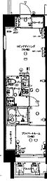 レジデンシャルヒルズアネックススイート 1LDKの間取図画像