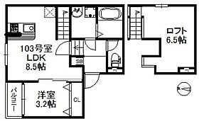 Ａｄｅｌｉｎａ小郡駅前 103 ｜ 福岡県小郡市小板井362-1（賃貸アパート1LDK・1階・32.49㎡） その2