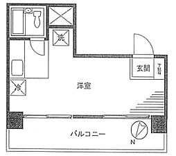 リ・ラフォーレ ワンルームの間取図画像