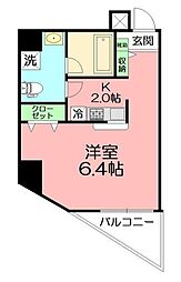 AZENIA 1Kの間取図画像