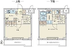 ルーブル川崎鷺沼 1SKの間取図画像