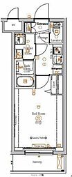 GRANPASEO高井戸 1Kの間取図画像