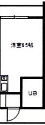 パロ豊玉 3階ワンルームの間取り