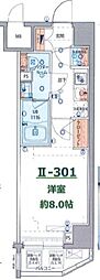 SHOKENレジデンス高島平2 1Kの間取図画像