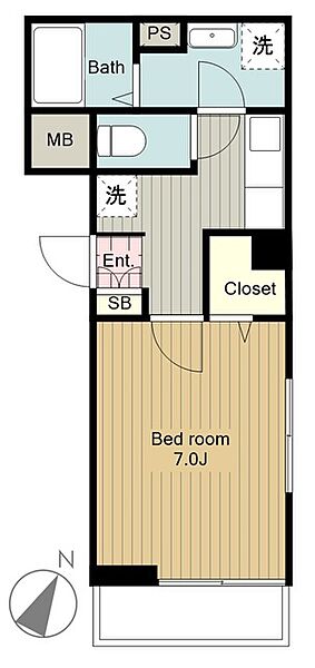 グレイスコルソ 102｜東京都八王子市松木(賃貸アパート1K・1階・26.93㎡)の写真 その2