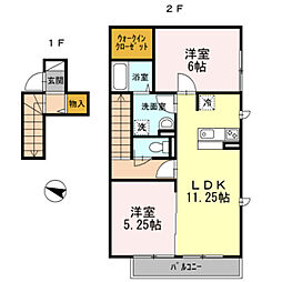 クラージュ 2階