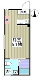 フォルテ西川口 ワンルームの間取図画像