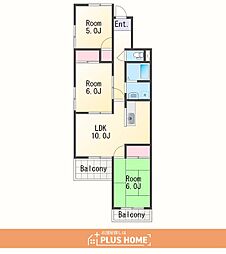 サンA棟 3LDKの間取図画像