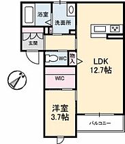 アルフラットI A0303 ｜ 愛媛県新居浜市坂井町１丁目3-16（賃貸マンション1LDK・3階・43.86㎡） その2