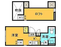 レイアス神田神保町 ワンルームの間取図画像