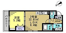 TSR京成津田沼 1LDKの間取図画像