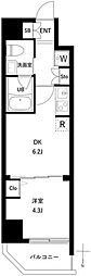 アーバンパーク日暮里II 1DKの間取図画像