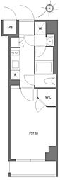 KDXレジデンス豊洲 1Kの間取図画像