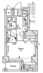 レジオス用賀NC 1Kの間取図画像