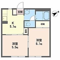 ビアーレ・Ｍ　Ｂ 102 ｜ 岩手県盛岡市みたけ３丁目21-5（賃貸アパート2K・1階・36.00㎡） その2