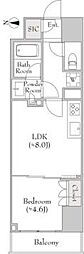 ルミーク錦糸町 1LDKの間取図画像
