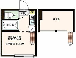 間取図画像 ワンルーム