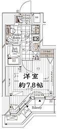 ガリシア代々木 1Kの間取図画像