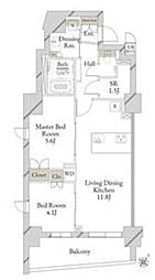 間取図画像 2SLDK