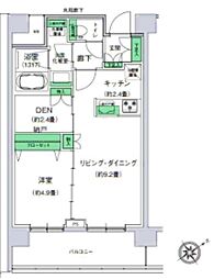 スタイリオ梶が谷 1SLDKの間取図画像