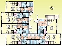 間取図画像 1K