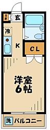 コート・ニュータウン 1Kの間取図画像