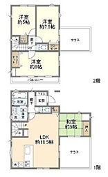 鉄町貸家 1階4LDKの間取り