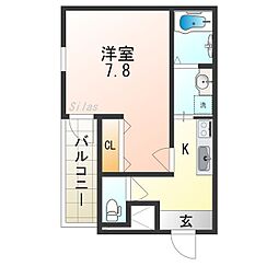 近鉄南大阪線 今川駅 徒歩8分 2階/-