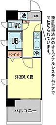 東京メトロ銀座線 浅草駅 徒歩8分の賃貸マンション 7階1Kの間取り
