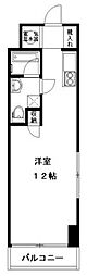 ハミルトンプラザ ワンルームの間取図画像