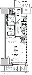 CRESTTAPP新横浜 1Kの間取図画像