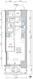 パークアクシス池袋イースト 1LDKの間取図画像