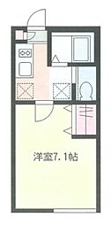 グランシャリオ 1Kの間取図画像