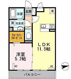 間取図画像 1LDK