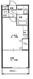 フジパレス堺大浜3番館 1LDKの間取図画像