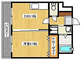 ゲレンデ天神 703 ｜ 福岡県古賀市天神２丁目3-8（賃貸マンション1DK・7階・31.08㎡） その2