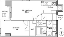 間取図画像 1LDK