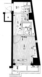 グランレーブ南麻布 1Kの間取図画像