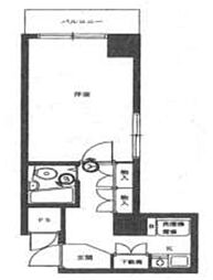 ストーク東池袋 1Kの間取図画像
