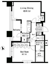 間取図画像 1LDK