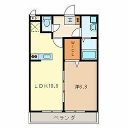 グランルミエール 1LDKの間取図画像